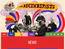 Tablet Screenshot of decemberists.com